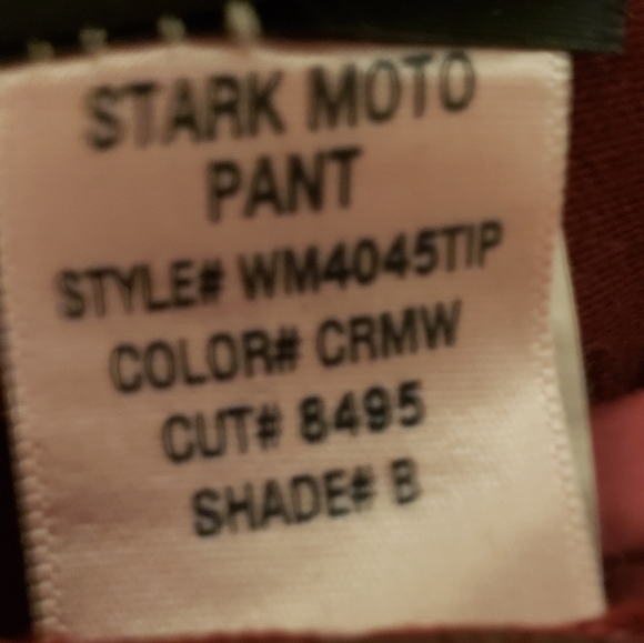 Hudson's Moto Stark Crimson Wax Super Skinny Mid Rise Front Zip Pocket Woman 30 - Picture 15 of 15